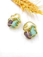 Show details for Simple Gold Plated Clip On Earrings with No-Risk Refund