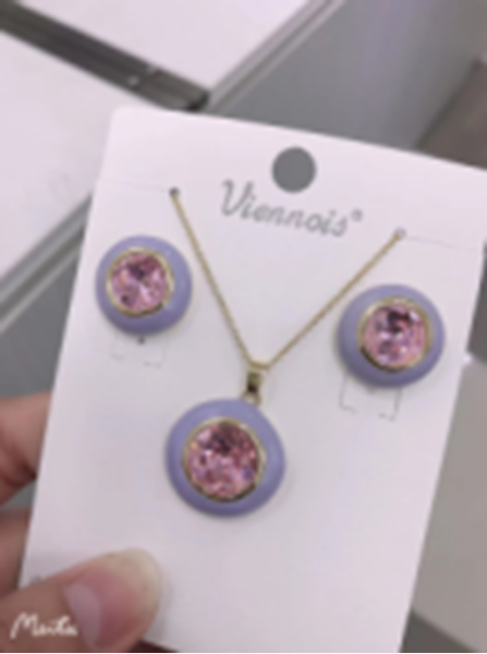 Picture of Good Quality Opal Colorful 2 Piece Jewelry Set