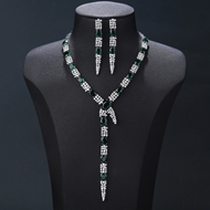 Show details for Unique Cubic Zirconia Colorful 2 Piece Jewelry Set Show details for Unique Cubic Zirconia Colorful 2 Piece Jewelry Set