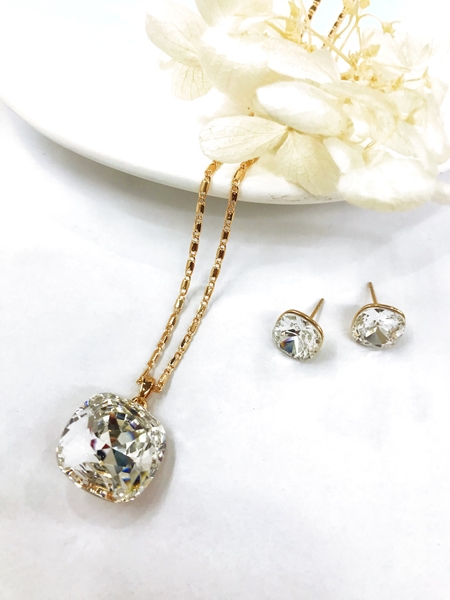 Picture of Distinctive Simple Swarovski Element 2 Piece Jewelry Set Factory Direct Supply