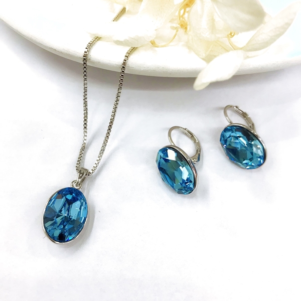 Picture of Swarovski Element Colorful 2 Piece Jewelry Set at Great Low Price