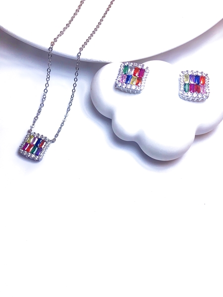 Picture of Sparkling Party Simple 2 Piece Jewelry Set