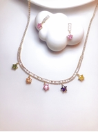 Show details for Origninal Cubic Zirconia Colorful 2 Piece Jewelry Set Show details for Origninal Cubic Zirconia Colorful 2 Piece Jewelry Set