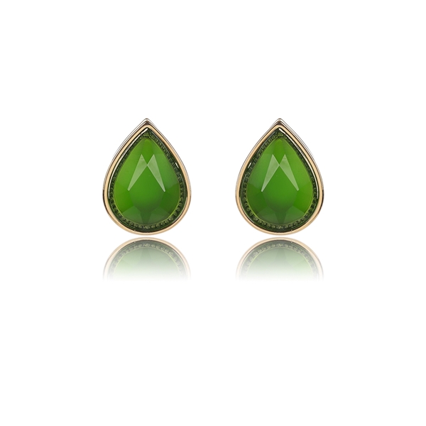 Picture of Classic Copper or Brass Big Stud Earrings with Full Guarantee