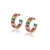 Picture of Great Rhinestone Classic Small Hoop Earrings