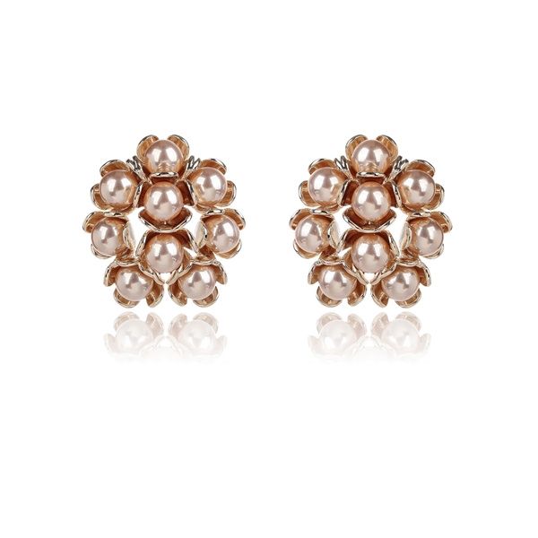 Picture of Classic Colorful Big Stud Earrings in Flattering Style