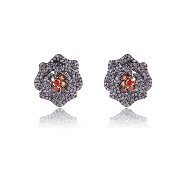 Picture of Exclusive Classic Copper or Brass Big Stud Earrings of Original Design