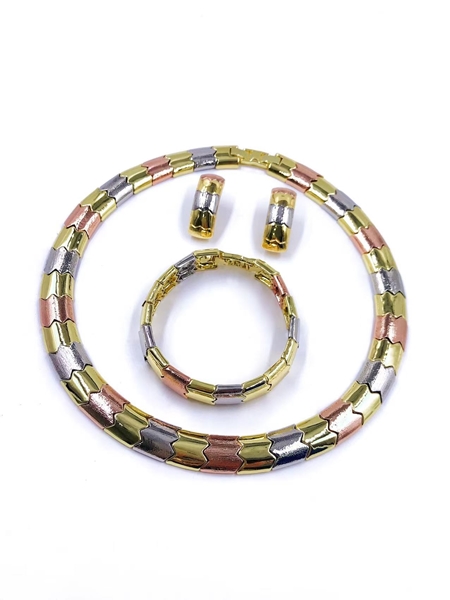 Picture of Zinc Alloy Colorful 3 Piece Jewelry Set Factory Direct