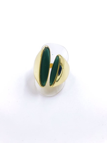 Picture of Nickel Free Gold Plated Resin Fashion Ring with Price