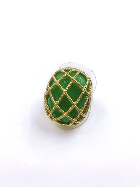 Picture of Great Value Gold Plated Resin Fashion Ring in Exclusive Design