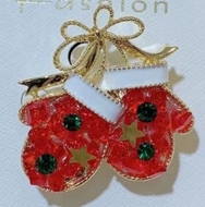 Show details for Work Cubic Zirconia Brooche in Exclusive Design