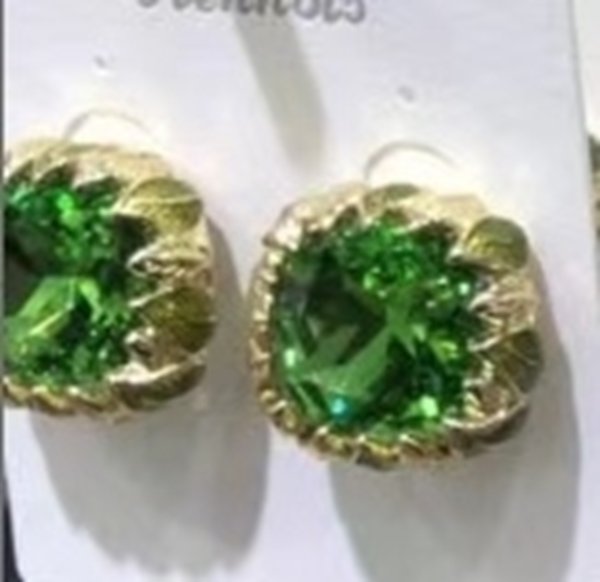 Picture of Funky Work Resin Chandelier Earrings