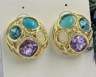 Show details for Filigree Work Simple Tassel Earrings