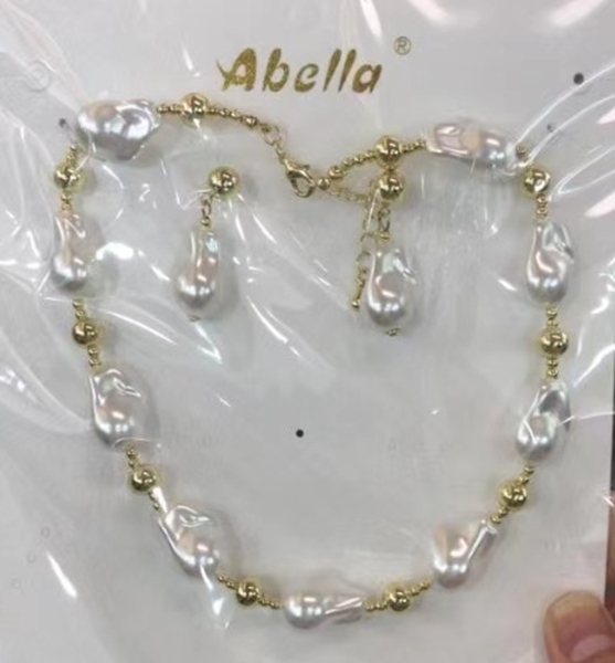 Picture of Womans Gold Plated Colorful 2 Piece Jewelry Set with Easy Return